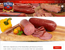 Tablet Screenshot of mellofoods.com